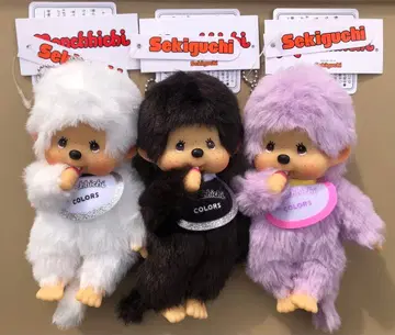 특가 택 포함 새상품 인기 몽치치 컬러 봉제 인형 키링 3개 set!