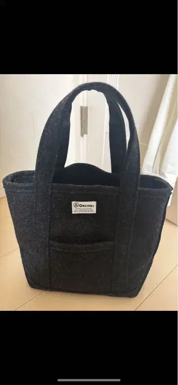 ORCIVAL 그레이 토트백 울 펠트