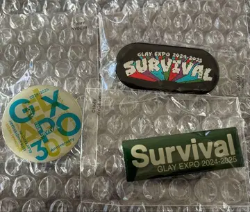 GLAY 랜덤 굿즈 핀 배지 3개 세트