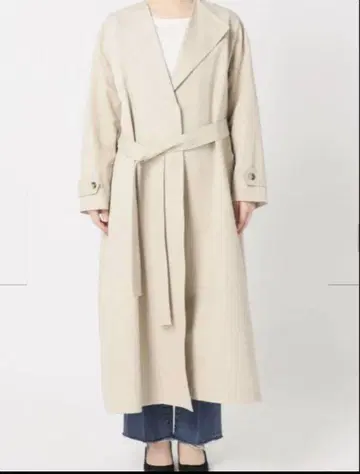 Spick and Span 노카라 트렌치코트