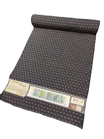 [ 새상품 ] 기모노 옷감 츠무기 모노톤 블랙