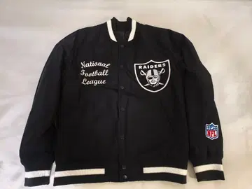 GU x RAIDERS 바시티 자켓 블랙 구제 의류 NFL S 사이즈