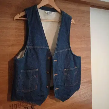 80s 빈티지 Dickies Vaquero 데님 베스트