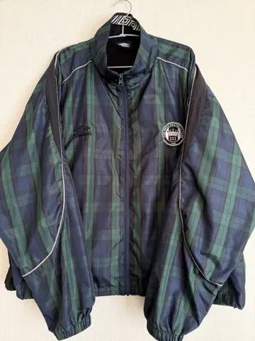UMBRO 엄브로 별주 나일론 자켓 올 패턴 체크