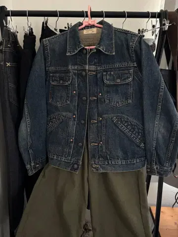 더 크래커 데님 자켓 M ues 웨스 웨어하우스 아메카지 구제 의류