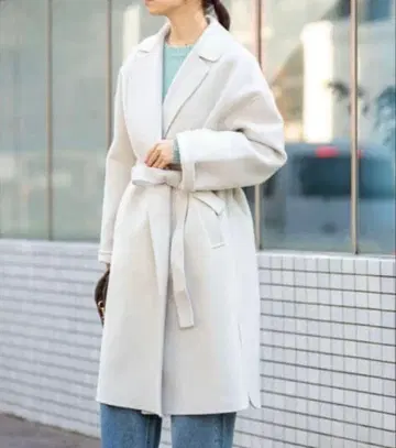 [새상품급] 어반 리서치 벨트 포함 리버 체스터 롱 코트 38