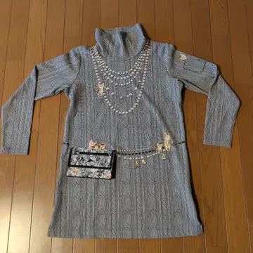 쿠니오 컬렉션 터틀넥 니트 M 그레이