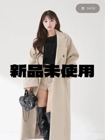 Darich 새상품 더블 롱 체스터 코트 [ F ]