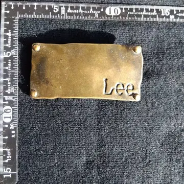 Lee 벨트 버클 금속제 약 10cm x 5cm