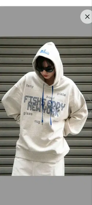 FISHS EDDY 피쉬 에디 속기모 후드티