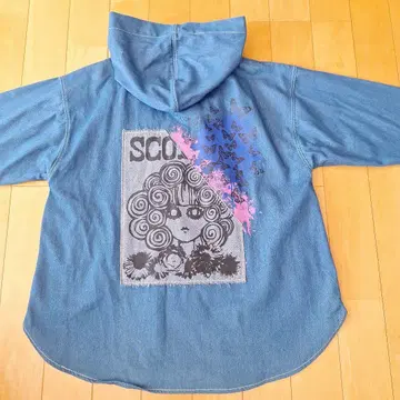 스칼라 후드티 데님 자켓 미사용 새상품 M 사이즈