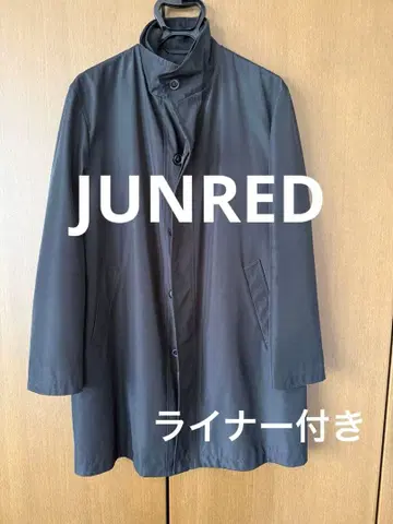 블랙 스텐카라 코트 라이너 포함 LL