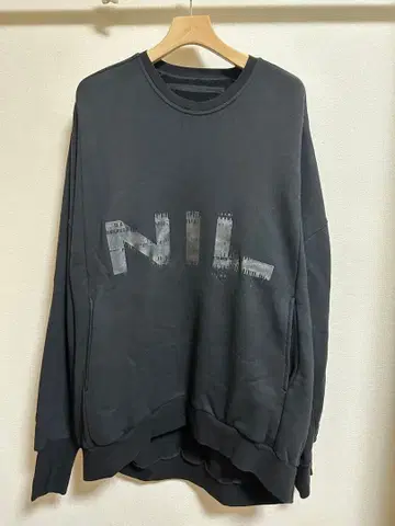 Julius/NILoS NIL 로고 맨투맨 사이즈 3/블랙