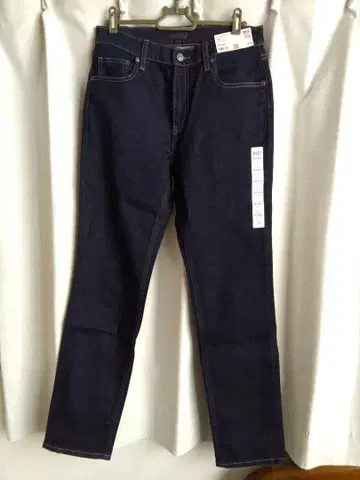 유니클로 스트레치 슬림 스트레이트 청바지 26 긴 길이