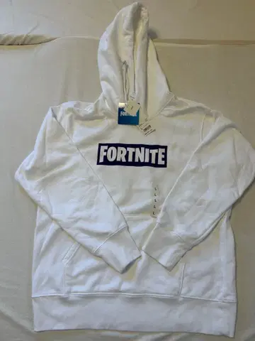 [ UNIQLO, 유니클로 ] FORTNITE 화이트 후드티 L 사이즈