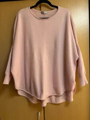 캐시미어 니트 빅 실루엣 돌먼 슬리브