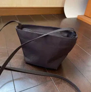 에르베샤 펠리에 나일론 보트형 숄더백 xs 브라운