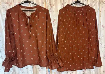 프레미이 콜로미이 셋업 코카투 새 패턴 블라우스 스커트 올 패턴