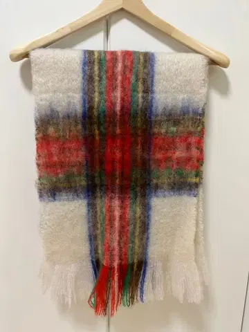 IENA MANTAS EZCARAY 타탄 체크 머플러