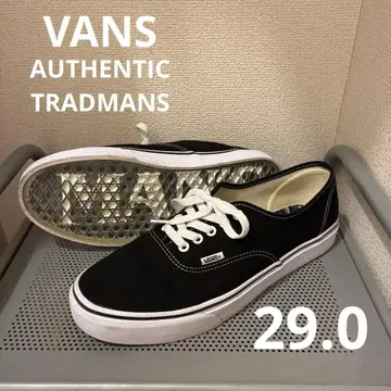 VANS 오센틱 트레디셔널맨 29.0 블랙 클리어 솔 빌리즈