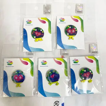 EXPO2027 퉁크퉁크 핀 배지 5개 세트 만박 화훼박람회 완판