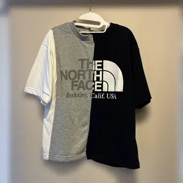 THE NORTH FACE 패널 디자인 티셔츠
