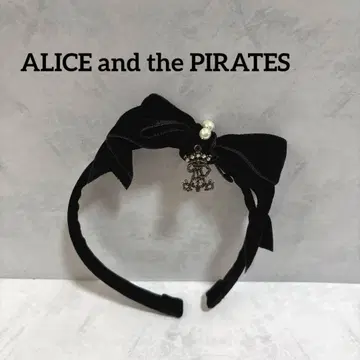 ALICE and the PIRATES 벨로아 원단 머리띠