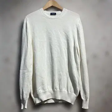 DRUMOHR 크루넥 니트 화이트