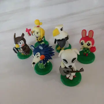 동물의 숲 캐릭터 피규어 6체 세트