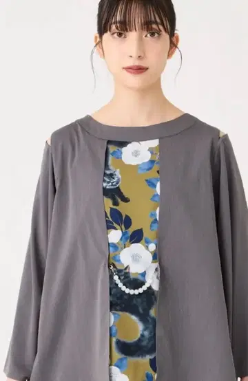 [후리후] 고양이 패턴 상의