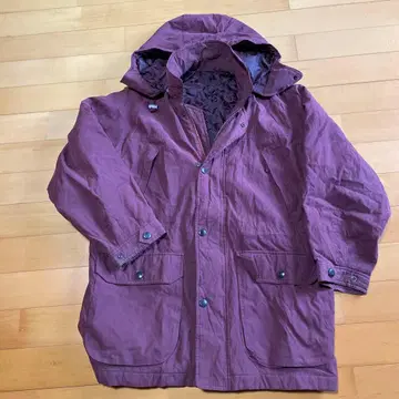 크로커다일 후드 탈부착 가능 코트 사이즈 LL 새상품급