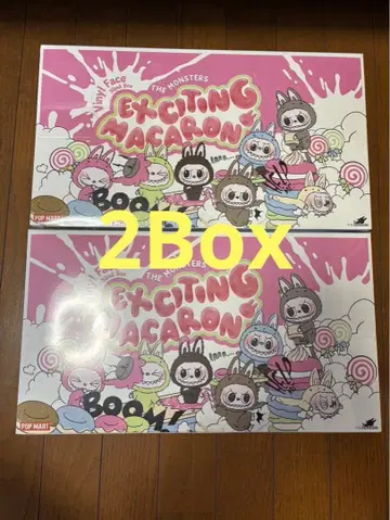 POPMART Macaron 모듬 박스 LABUBU 마카롱 러브브