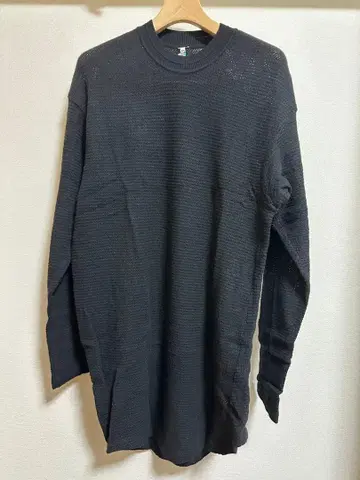 Julius/율리우스 와플 니트 사이즈 2 / 블랙