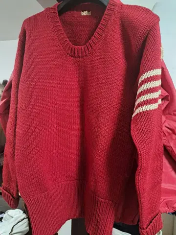 40s 빈티지 로우게이지 니트