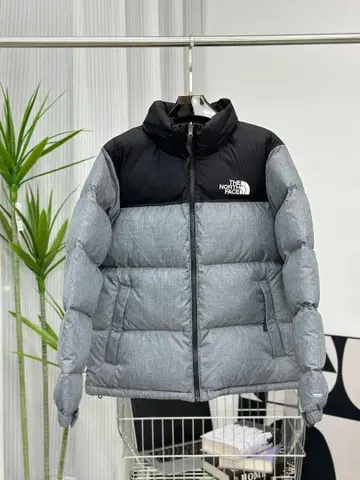 THE NORTH FACE 다운 자켓 그레이/블랙 XL