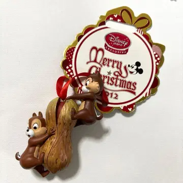 디즈니 스토어 칩과 데일의 크리스마스 오너먼트 2012