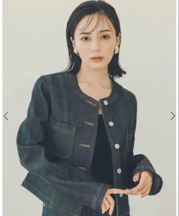 anuans 노카라 데님 자켓