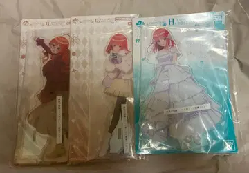 5등분의 신부 제일복권 아크릴 스탠드 3개 묶음 판매