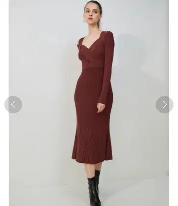 머큐리듀오 오프숄더 니트 원피스