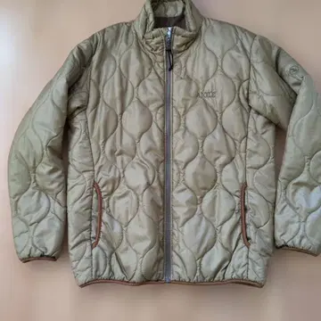 AIGLE 퀼팅 자켓 M 사이즈 모카 베이지, 클리닝 완료