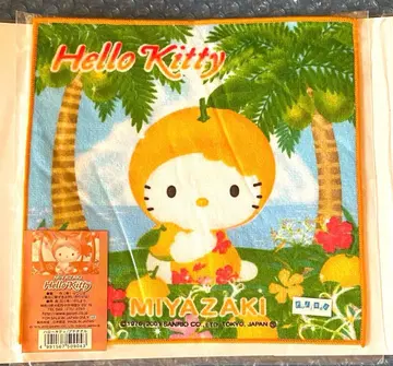 미개봉 고토치 키티 미야자키 한정판 미캉 버전 푸치 타월 2001년 9n