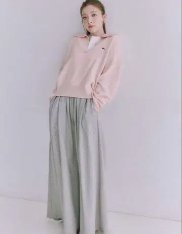 SNIDEL LACOSTE/스키퍼 니트 풀오버