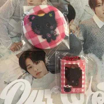 [ 미사용 새상품 ] COLOR popup 한국 리쿠 키링 캔 배치