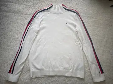 Tommy Hilfiger 하이넥 스웨터 화이트 S 사이즈