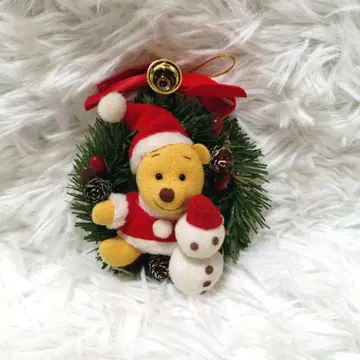 [레트로] 디즈니랜드 곰돌이 푸 리스 크리스마스