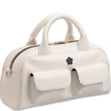 W 플랩 포켓 데이지 2WAY 토트 (아이보리)