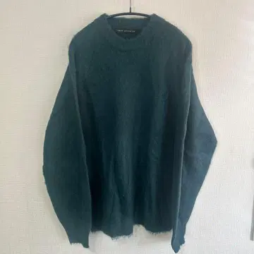 나노 유니버스 다크 그린 크루넥 스웨터