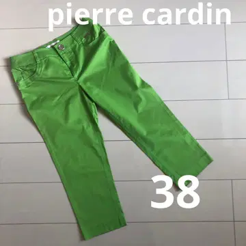 배송비 포함 피에르 가르뎅 M 그린 캐주얼 팬츠 팔분 길이 구분 길이