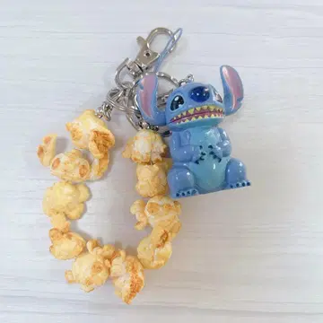 디즈니 스티치 팝콘 키링