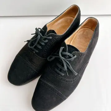 그렌슨 GRENSON 블랙 스웨이드 드레스 슈즈 24cm